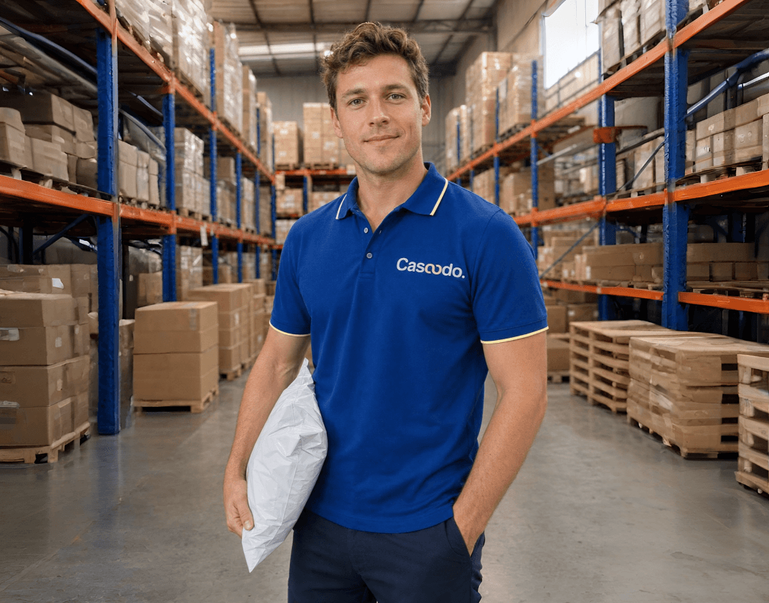 Casoodo delivery person