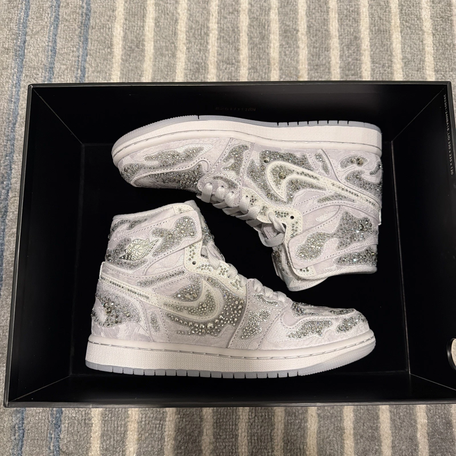 Air Jordan 1 Swarovski High Size 7w 5.5M Brand New Extremely Rareš„LA Exclusive - Image 1