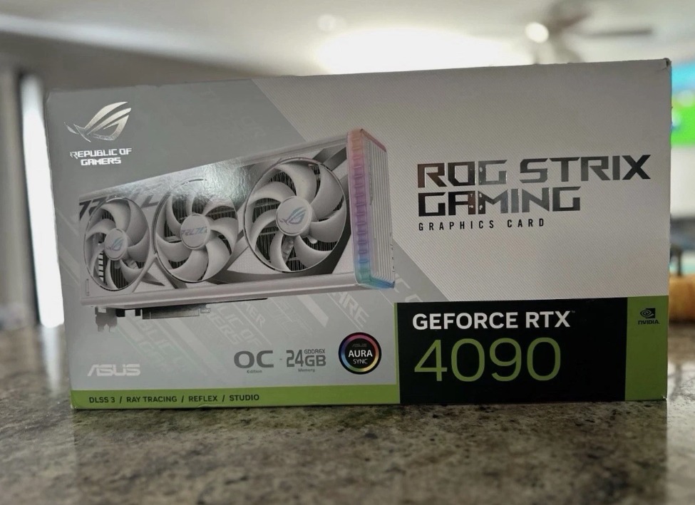 ASUS ROG Strix GeForce RTX 4090 24GB GDDR6X White OC Edition Gaming Graphics - Image 1