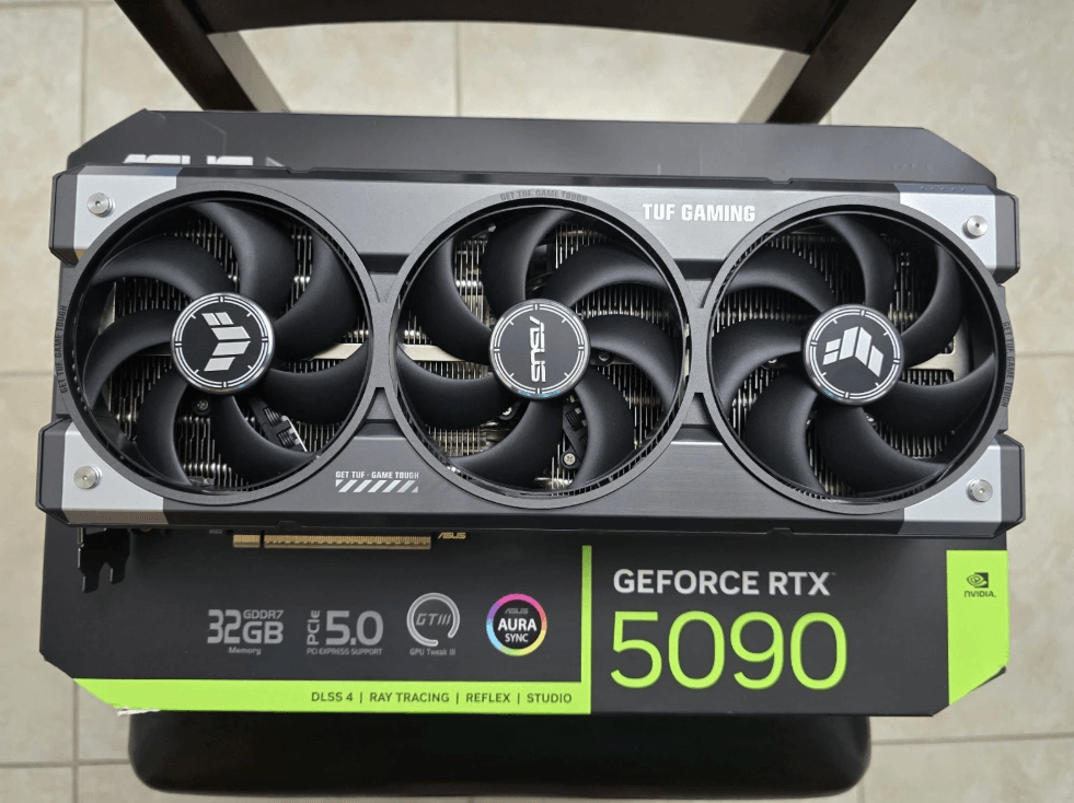 ASUS TUF Gaming NVIDIA GeForce RTX 5090 32GB GDDR7 AI Graphics Card - Image 1
