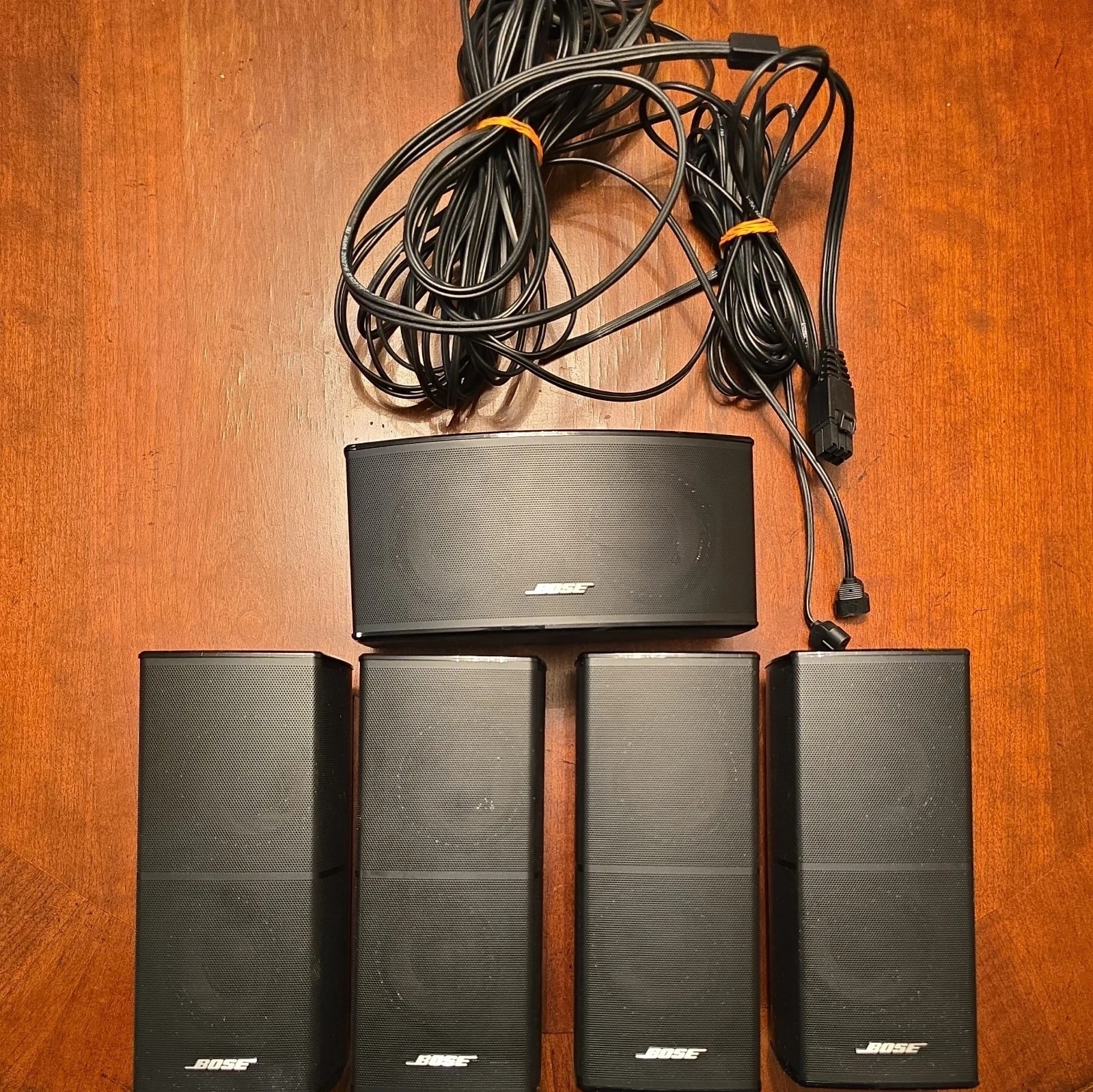 Bose Jewel Cube Speakers II From Lifestyle 600 Home Theater System (Black) (5) - Image 1