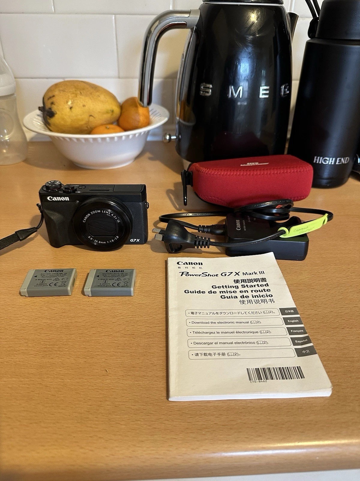 Canon g7x Mark iii (three) Used Twice. 2 Batteries, Case And Charger - Image 1