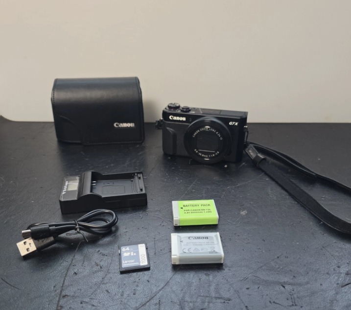 Canon PowerShot G7 X Mark II - Camera - Black 64gb - Image 1