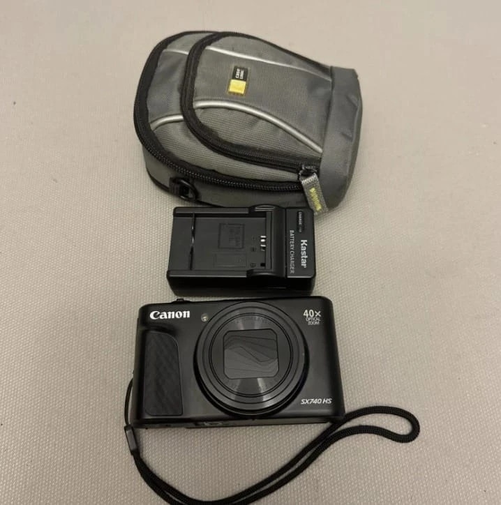 Canon PowerShot SX740 HS 20.3MP Digital Camera 4K WiFi Bluetooth Black - Image 1