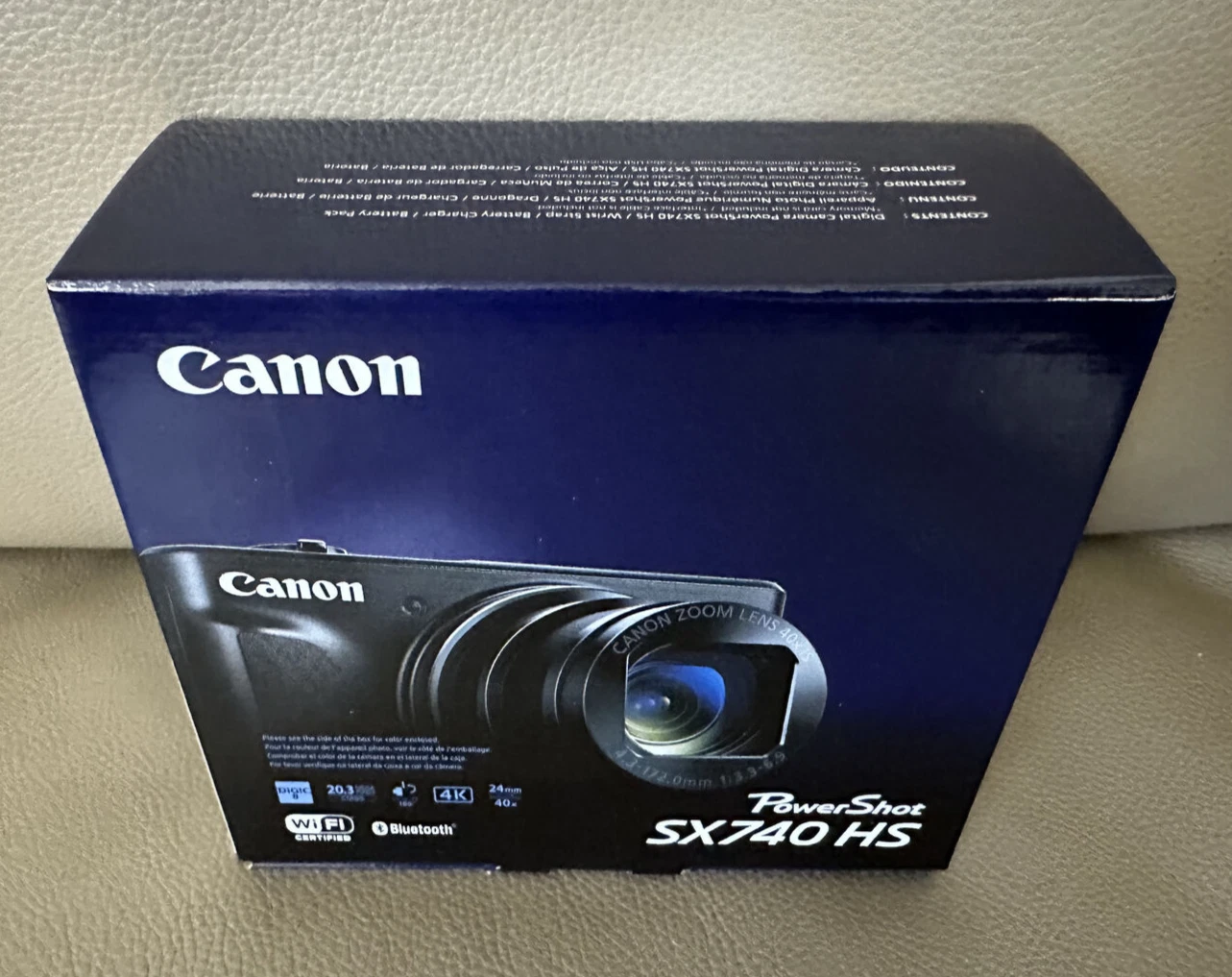 Canon PowerShot SX740 HS – Brand New 4K Compact Camera (Silver) - Image 1