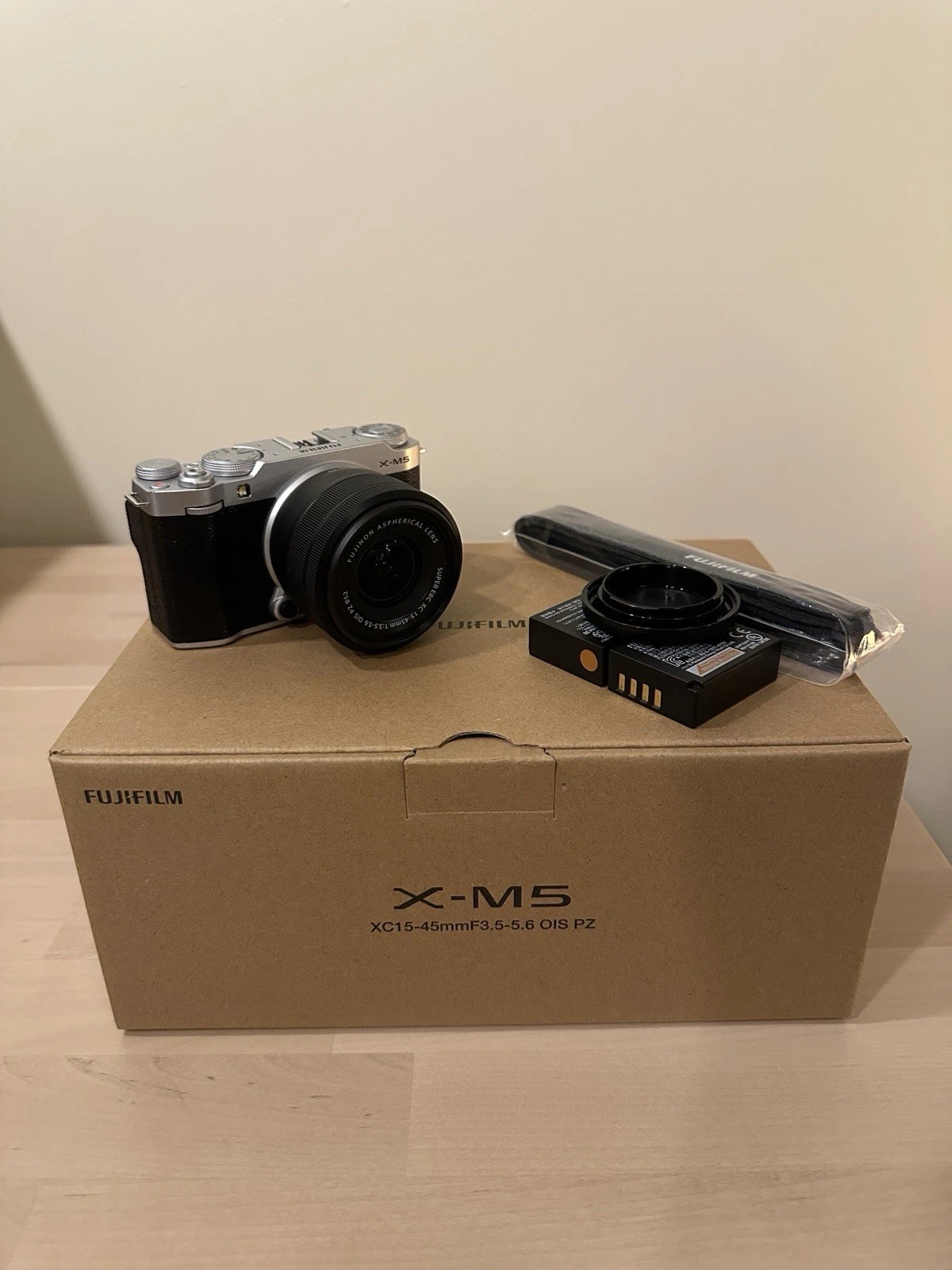 Fujifilm X-M5 Digital Camera Silver With XC 15-45 Kit Lens - Image 1