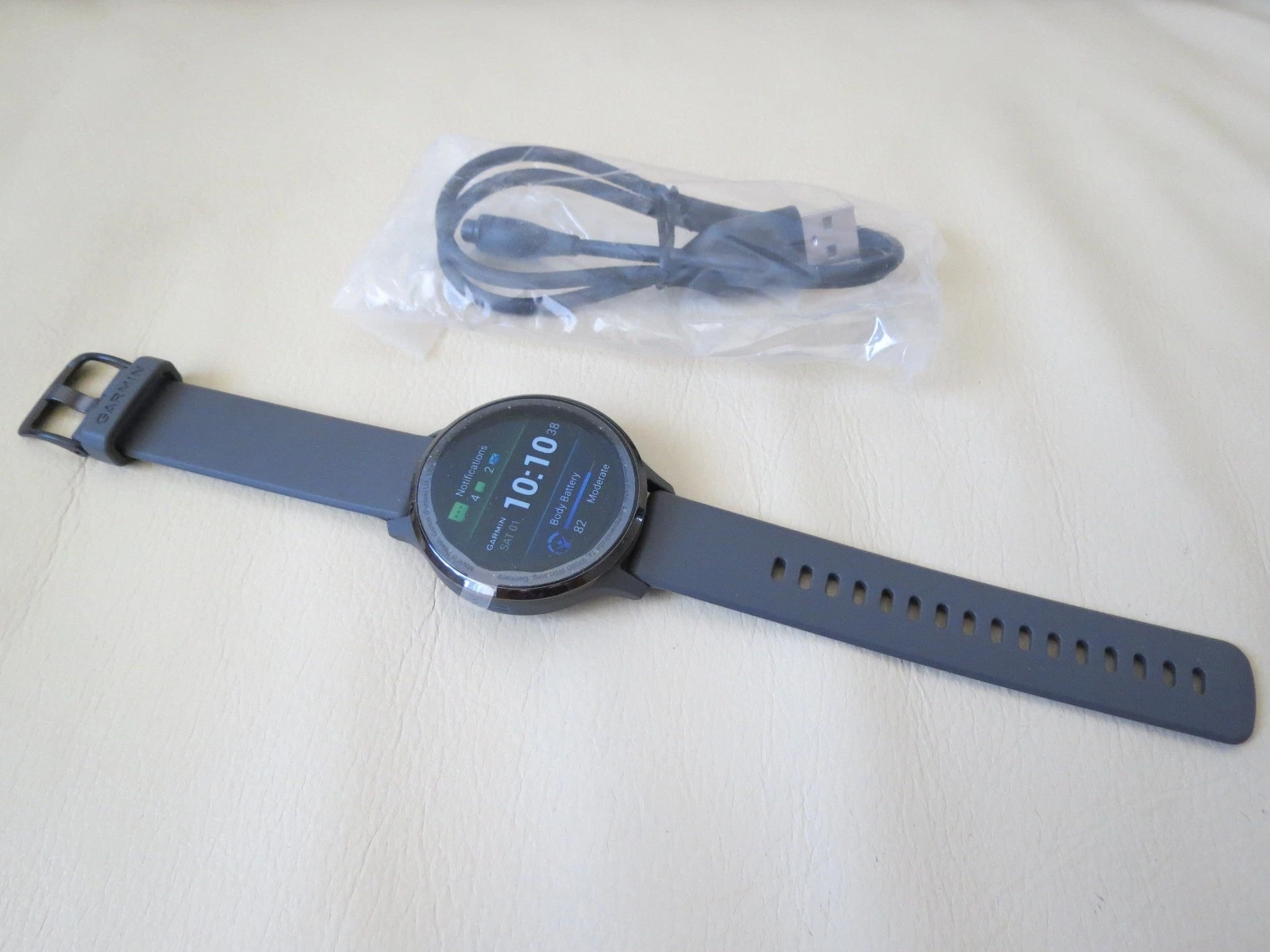 Garmin Venu 3S Music Dark Gray/Black 41mm MultiSport Watch - Image 1
