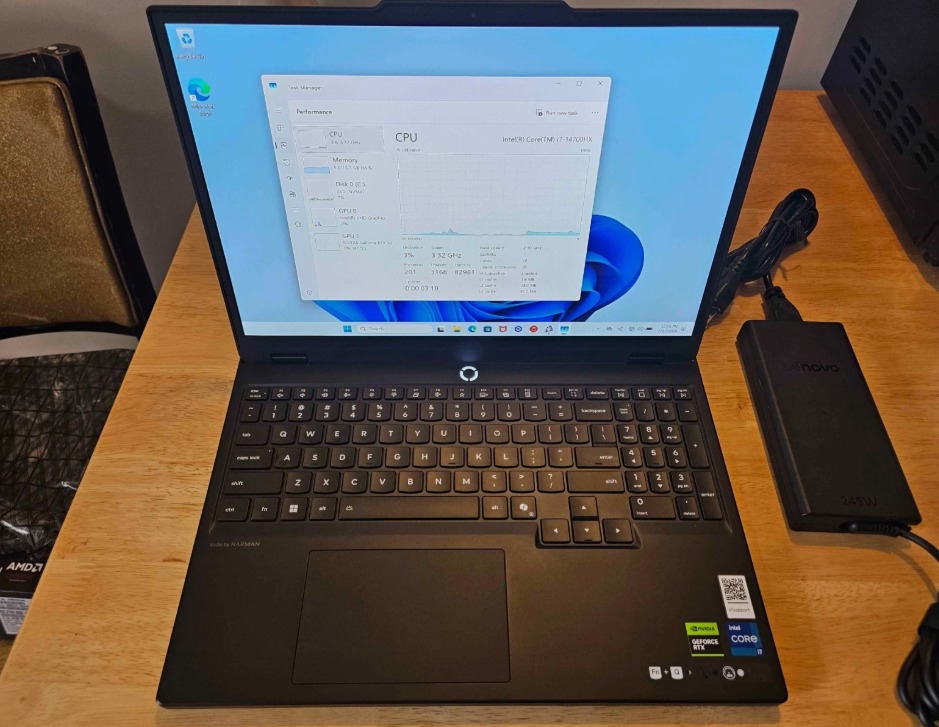 LENOVO Legion 5 15IRX10 15.1" WQXGA i7-14700HX RTX 5060 16GB 1TB SSD 83LY001GUS - Image 1