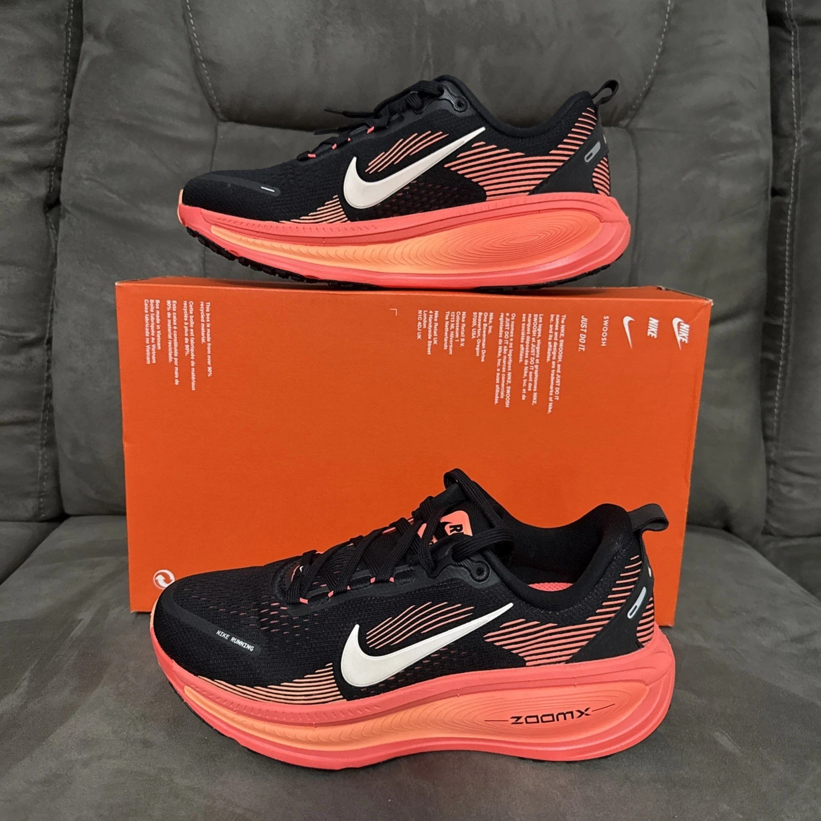New Nike Vomero 18 Running Shoes HM6804-010 Multicolor Women’s Size 7 - Image 1