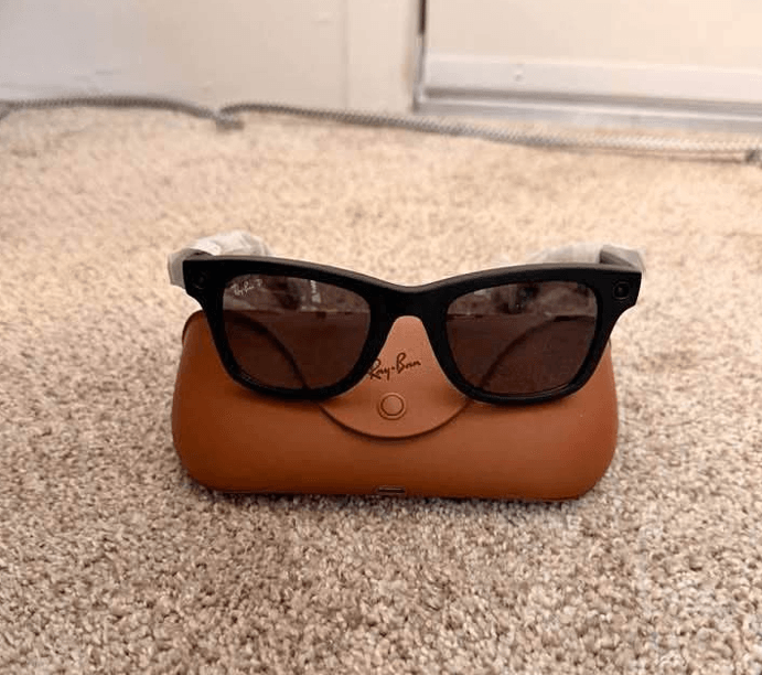 Ray-Ban Meta Wayfarer Gen 1 RW4006 – Matte Black Smart Glasses - Image 1
