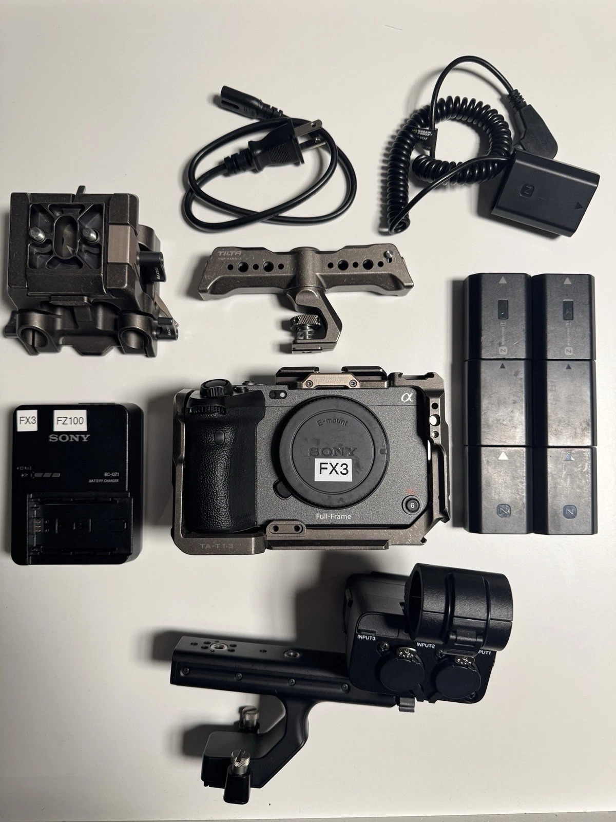 Sony FX3 Cinema Line Full-Frame Mirrorless Camera Kit + Tilta Full Cage - Image 1