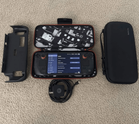 Valve Steam Deck OLED 1TB Clear Limited Edition Handheld Console + Extras - Image 1