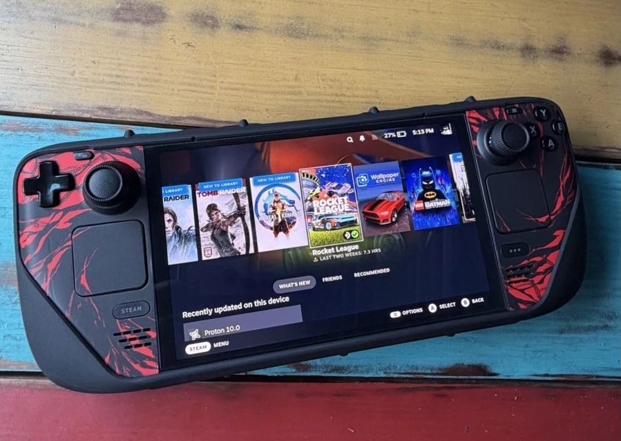 Valve Steam Deck OLED 512GB Handheld Console + Dbrand Killswitch Travel Case - Image 1